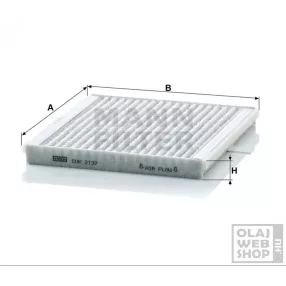 Mann-Filter aktívszenes pollenszűrő CUK2137