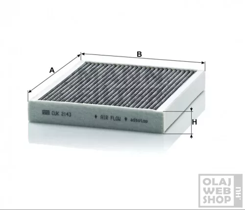 Mann-Filter aktívszenes pollenszűrő CUK2143
