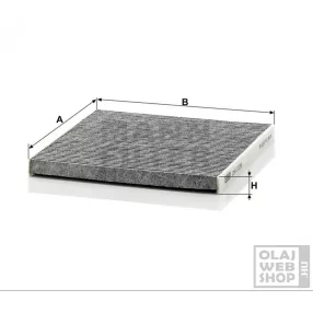Mann-Filter aktívszenes pollenszűrő CUK2226