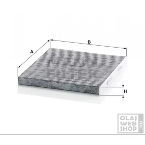 Mann-Filter aktívszenes pollenszűrő CUK23009