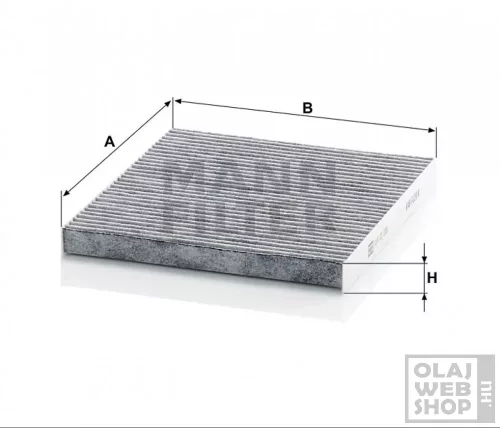 Mann-Filter aktívszenes pollenszűrő CUK23009