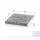Mann-Filter aktívszenes pollenszűrő CUK23009