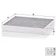 Mann-Filter aktívszenes pollenszűrő CUK 23 024
