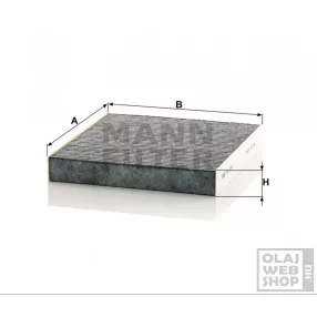 Mann-Filter aktívszenes pollenszűrő CUK2345