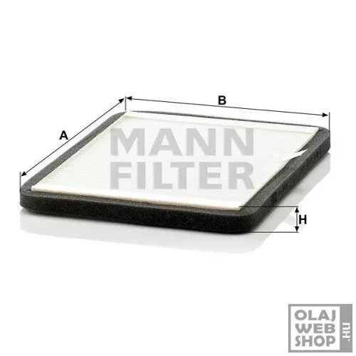Mann-Filter aktívszenes pollenszűrő CUK 2424