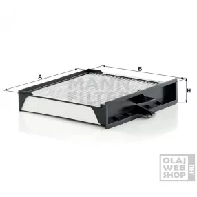 Mann-Filter aktívszenes pollenszűrő CUK2430