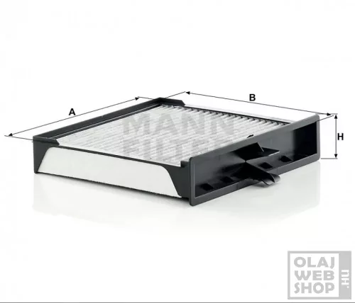 Mann-Filter aktívszenes pollenszűrő CUK2430
