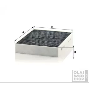 Mann-Filter aktívszenes pollenszűrő CUK25001