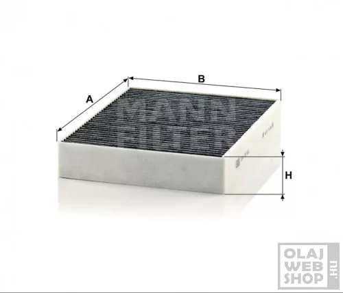 Mann-Filter aktívszenes pollenszűrő CUK25001