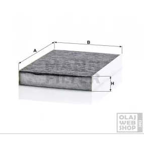 Mann-Filter aktívszenes pollenszűrő CUK25003