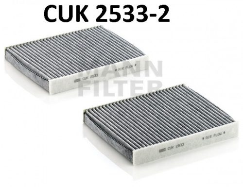 Mann-Filter aktívszenes pollenszűrő CUK2533-2