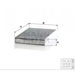 Mann-Filter aktívszenes pollenszűrő CUK26006