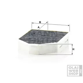 Mann-Filter aktívszenes pollenszűrő CUK26011