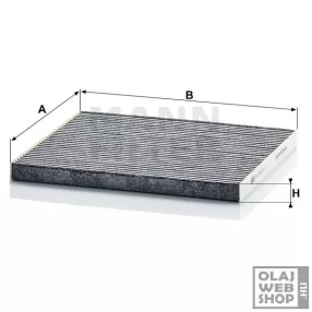 Mann-Filter aktívszenes pollenszűrő CUK26017
