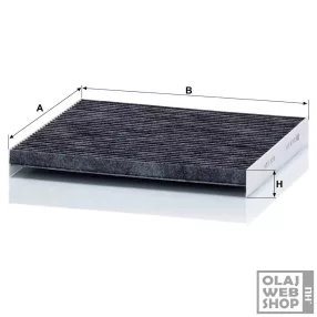 Mann-Filter aktívszenes pollenszűrő CUK 26 019