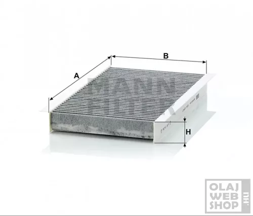 Mann-Filter aktívszenes pollenszűrő CUK2747