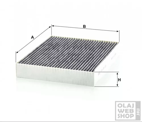 Mann-Filter aktívszenes pollenszűrő CUK28001