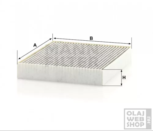 Mann-Filter aktívszenes pollenszűrő CUK28009