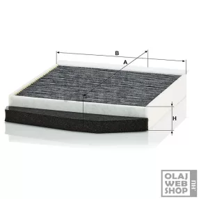Mann-Filter aktívszenes pollenszűrő CUK2855/1