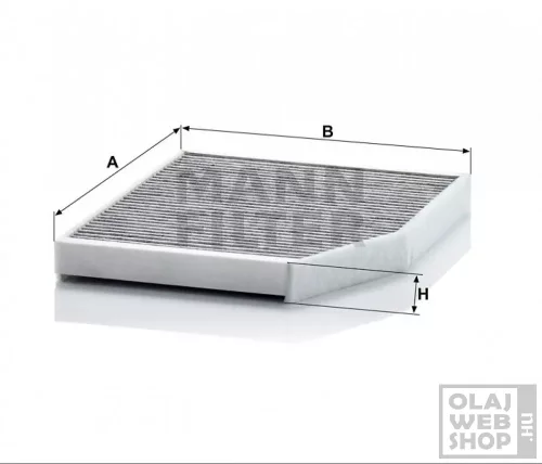 Mann-Filter aktívszenes pollenszűrő CUK29007