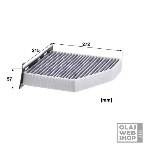 Mann-Filter aktívszenes pollenszűrő CUK 2939/1