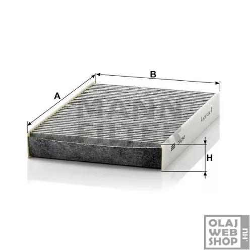 Mann-Filter aktívszenes pollenszűrő CUK2945