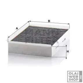 Mann-Filter aktívszenes pollenszűrő CUK 2950