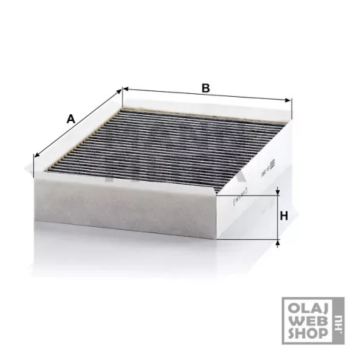 Mann-Filter aktívszenes pollenszűrő CUK 2950