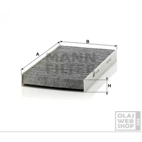 Mann-Filter aktívszenes pollenszűrő CUK2956