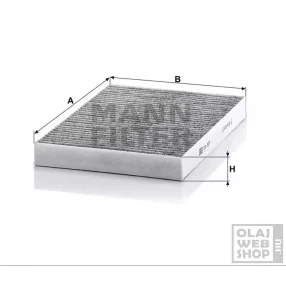 Mann-Filter aktívszenes pollenszűrő CUK3037