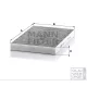 Mann-Filter aktívszenes pollenszűrő CUK3037