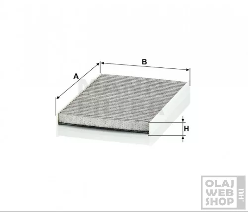 Mann-Filter aktívszenes pollenszűrő CUK32008