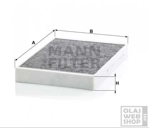 Mann-Filter aktívszenes pollenszűrő CUK34003