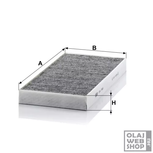 Mann-Filter aktívszenes pollenszűrő CUK 3621