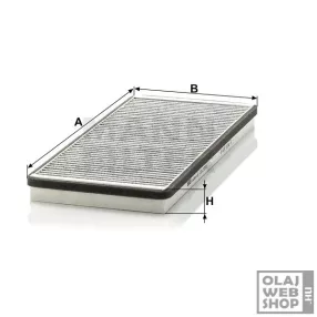 Mann-Filter aktívszenes pollenszűrő CUK3858