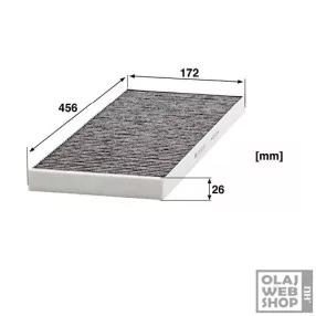 Mann-Filter aktívszenes pollenszűrő CUK 46 025