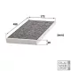 Mann-Filter aktívszenes pollenszűrő CUK 46 025