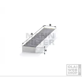 Mann-Filter aktívszenes pollenszűrő CUK5141