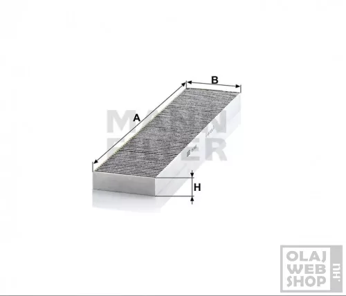 Mann-Filter aktívszenes pollenszűrő CUK5480
