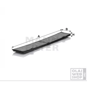 Mann-Filter aktívszenes pollenszűrő CUK8430