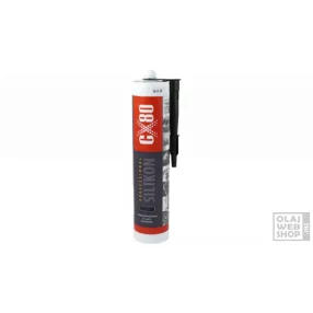 CX-80 Fekete szilikon tömítő 310ml