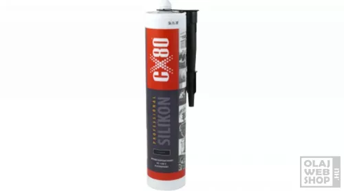 CX-80 Fekete szilikon tömítő 310ml