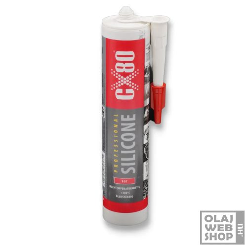 CX-80 Piros szilikon tömítő 310ml
