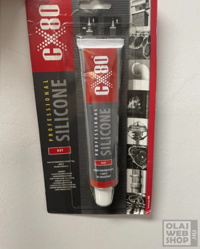 CX-80 Piros szilikon paszta tubusos 80ml