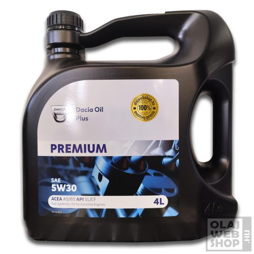 Dacia Oil Plus Premium 5W-30 motorolaj 4L