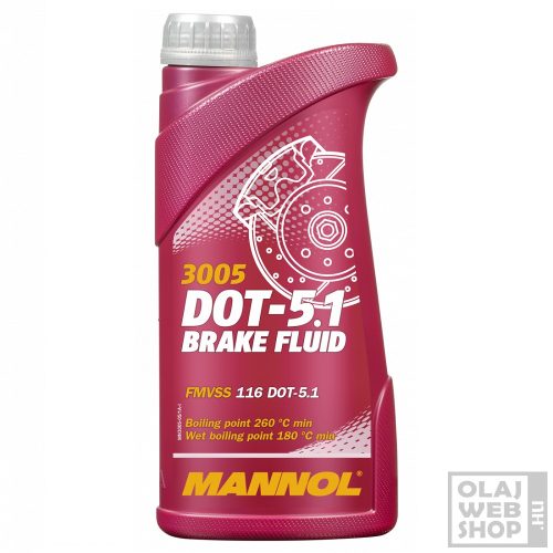 Mannol 3005 DOT-5.1 BRAKE FLUID fékfolyadék 500ml