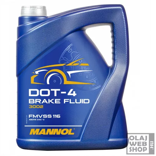 Mannol 3002 DOT-4 Brake Fluid fékfolyadék 5L