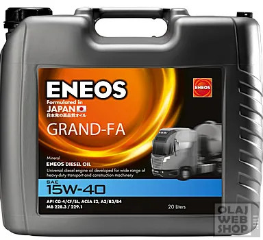 Eneos GRAND-FA 15W-40 motorolaj 20L