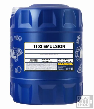 Mannol 1103 EMULSION (emulziós) olaj 20L
