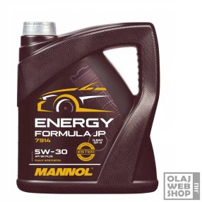 Mannol 7914 Energy Formula JP 5W-30 motorolaj 4L